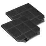 Lot de 2 filtres hotte (5403008 c00384658 juno ariston hotpoint franke smeg de dietrich bosch roblin ...