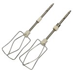 Lot de 2 fouets pour batteur (295176 - 7812) robot mnager (ss - 193937 moulinex seb krups)