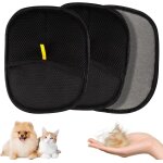 Lot de 2 gants d'�pilation pour poils d'animaux, gants d'�pilation, gants d'�limination des poils d'animaux, ...