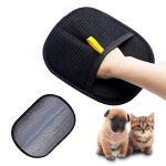Lot de 2 gants de toilettage double face antistatiques pour chats et chiens, 24 x 16 cm, gants de toilettage ...