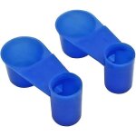 Lot de 2 mangeoires a oiseaux, gobelets a boire, mangeoires pour pigeons, perroquets, distributeur d'eau ...