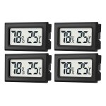 Lot de 2 mini thermomtres / hygromtres numriques, pour l'intrieur de la serre, humidificateur, reptiles, ...