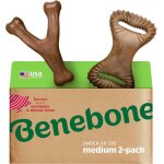 Lot de 2 os a mcher indestructibles pour masticateurs agressifs, durable et rsistant, vritable saveur ...