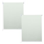 Lot de 2 stores a enroulement hwc - d52, stores a enroulement lat�ral, 100x160cm protection solaire opaque ...