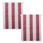 Lot de 2 stores a enroulement hwc - d52, store a enroulement lat�ral, 120x230cm protection solaire opaque ...