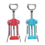 Lot de 2 tire - bouchons ail�s - tire - bouchon a centrage automatique pour vin / champagne avec poign�e ...