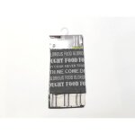 Lot de 2 torchons en coton food gris, jacquard 50x70 cm