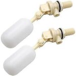Lot de 2 vannes flottantes pour remplissage automatique des abreuvoirs pour chiens, bovins et moutons. ...