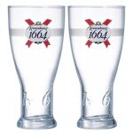 Lot 2 verres bi�re 1664 pint 56 cl 20oz, neuf et officiel