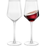 Lot de 2 verres a vin en cristal 52 cl