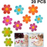 Lot de 20 autocollants antid�rapants pour baignoire, autocollants adh�sifs aux couleurs vives, marches ...