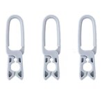 Lot de 20 pinces � linge pratiques pour le linge gris