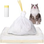 Lot de 20 sacs a litire pour chat - avec cordon de serrage - sacs hyginiques - litire agglomrante ...