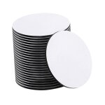 Lot de 20 sous - verres ronds en n�opr�ne, 10cm, par sublimation, pour peinture, accessoires de projet, ...
