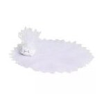 Lot de 20 tulles à dragées bords dentellés Lot de 20 tulles à dragées bords dentellés