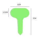 Lot de 200 etiquettes en plastique pour plantes, marqueurs de jardin etanches de type t pour graines, ...