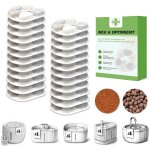 Lot de 24 filtres de rechange innovants pour fontaine a chat - compatible avec les mod�les prettypaw ...