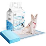 Lot de 25 lingettes de dressage jetables pour chiens et chats 60 x 60 cm