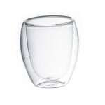 Lot 2x 2 tasses a caf double paroi - verre