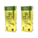 Lot 2x huile d'olive cr�toise extra vierge aop - orino - bidon 5 litres