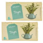Lot 2x infusion thym - bo�te 30g
