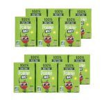 Lot 2x pur jus de pomme bio - 200ml x 6 briquettes