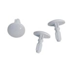 Lot de 3 boutons blancs (136461 - 22561) four cuisinire (74x2994 brandt sauter fagor vedette)
