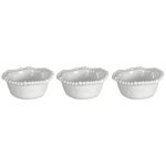 Lot de 3 coupelles blanches Lot de 3 coupelles blanches
