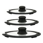 Lot 3 couvercles egouttoirs avec anneau en silicone 16 / 20 / 24 cm herzberg hgcovs3 Lot 3 couvercles egouttoirs avec anneau en silicone 16 / 20 / 24 cm herzberg hgcovs3