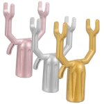 Lot de 3 fourchettes pour s�choir � linge en acier inoxydable - durables, �l�gantes et faciles � utiliser ...