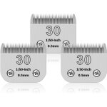 Lot de 3 lames en acier inoxydable amovibles de 30 # pour le toilettage des chiens, compatibles avec ... Lot de 3 lames en acier inoxydable amovibles de 30 # pour le toilettage des chiens, compatibles avec ...