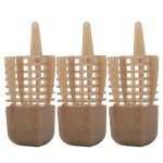 Lot de 3 mangeoires pour la p�che a la carpe, style europ�en, a point fixe, 80 g