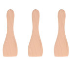 Lot de 3 pelles en bois pour po�lon spatules raclette raclette gril wok (as306003 tefal moulinex)