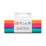 Lot de 3 porte - canettes prym love  lindispensable pour un rangement parfait multicolore