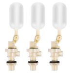 Lot de 3 robinets a flotteur pour abreuvoir automatique pour chevaux, bovins, chevres, moutons, cochons, ... Lot de 3 robinets a flotteur pour abreuvoir automatique pour chevaux, bovins, chevres, moutons, cochons, ...