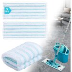 Lot de 3 serpillres de rechange compatibles avec leifheit clean twist m ergo micro duo, erpillres de ...