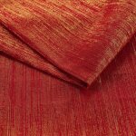 Lot de 3 serviettes fils mtalliss 40 x 40 cm rouge et or