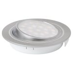 Lot 3 spots orientable pour meuble pluton 2w 180lm + cadre inclus