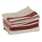 Lot de 3 torchons 100% coton lav�