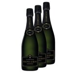 Lot 3x champagne brut veuve leroy aop - bouteille 750ml