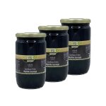 Lot 3x confiture myrtille sauvage - maison des gourmets - pot 850g