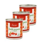 Lot 3x double concentr� de tomates - conserve 200g