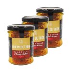 Lot 3x filets de thon huile olive et tomates séchées - pot 200g Lot 3x filets de thon huile olive et tomates séchées - pot 200g