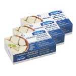 Lot 3x foie de morue fum� - bo�te 120g