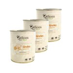 Lot 3x girolle petite (1 a 3cm) - bote 850g