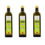 Lot 3x huile vierge de tournesol bio france - bouteille 75cl