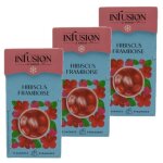 Lot 3x infusion a froid hibiscus framboise - bo�te 37, 5g