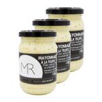 Lot 3x mayonnaise a la truffe blanche d'�t� 2% - pot 180g