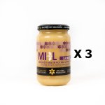 Lot 3x miel de lavande - dr�me - rh�ne alpes - le rucher de macameli - pot 500g