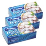 Lot 3x morceaux d'encornets g�ants a l'huile - conserve 111g